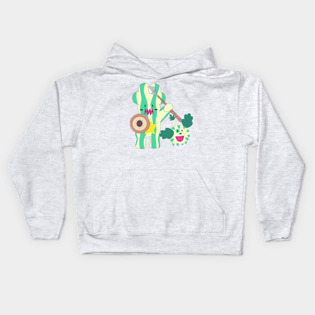 Watermelon Steven Kids Hoodie by garciajey